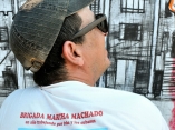 Sándor González. Mural por la paz, de la Brigada Martha Machado en el Malecón de La Habana